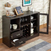 ACME Hazen Espresso Wine Cabinet Model 72640
