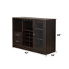 ACME Hazen Espresso Wine Cabinet Model 72640