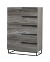 Nova Domus Enzo Italian Modern Grey Oak Chest Model VGACENZO-CHEST
