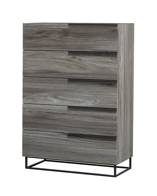 Nova Domus Enzo Italian Modern Grey Oak Chest Model VGACENZO-CHEST