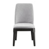 ACME Madan Light Gray Linen & Gray Oak Side Chair (Set-2) Model 73172