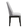 ACME Madan Light Gray Linen & Gray Oak Side Chair (Set-2) Model 73172