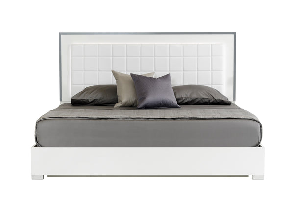 Modrest San Marino Modern White Bed Model VGACSANMARINO-BED-WHT