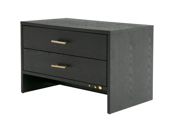 Modrest Wales Modern Grey Ash 2 Drawer Nightstand Model VGVCN8910-2