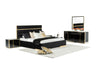 Queen Nova Domus Montblanc Modern Black & Gold Bedroom Set Model VGHB-MONTBLANC-SET-Q