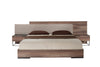 Nova Domus Matteo Italian Modern Queen Walnut & Fabric Bed Model VGACMATTEO-BED-Q