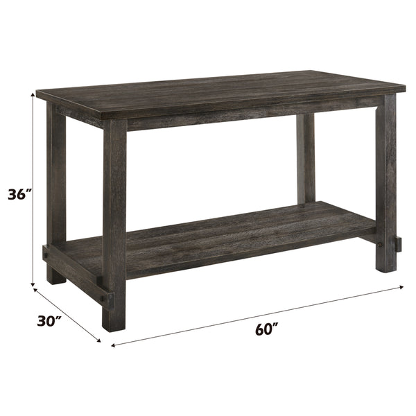 ACME Martha II Weathered Gray Counter Height Table Model 73830