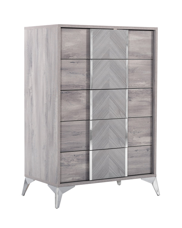 Nova Domus Alexa Italian Modern Grey Chest Model VGACALEXA-CHEST