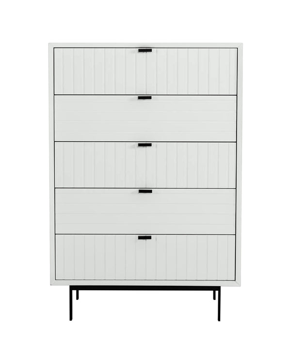 Valencia Contemporary White Chest