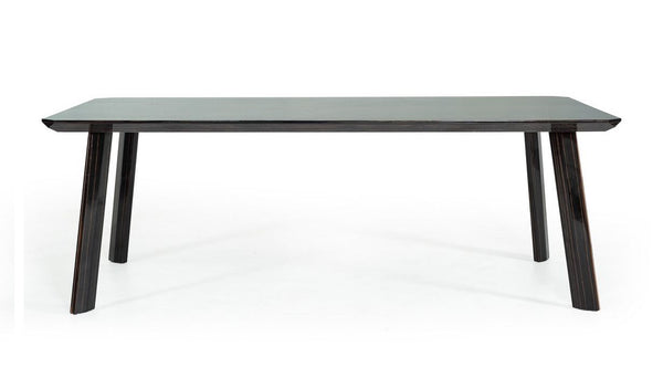 Modrest Chadwick Modern Ebony & Rosegold Dining Table Model VGHB297T3-EBN