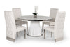 Modrest Cabaret Modern White Round Dining Table Model VGVCT1799
