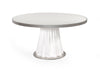 Modrest Cabaret Modern White Round Dining Table Model VGVCT1799