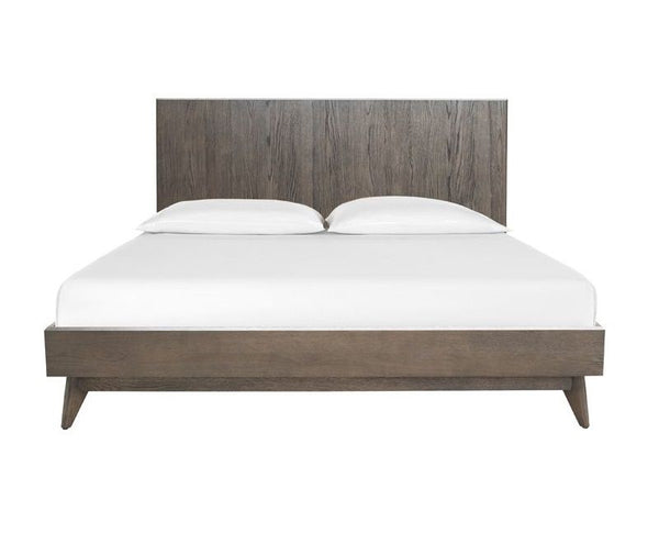 Eastern King Modrest Novak Modern Dark Oak Bed Model VGLBNANT-BED-EK
