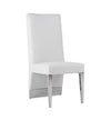 Modrest Kilson Modern White Leatherette & Stainless Steel Dining Chair (Set Of 2) Model VGVCB1819-WHT
