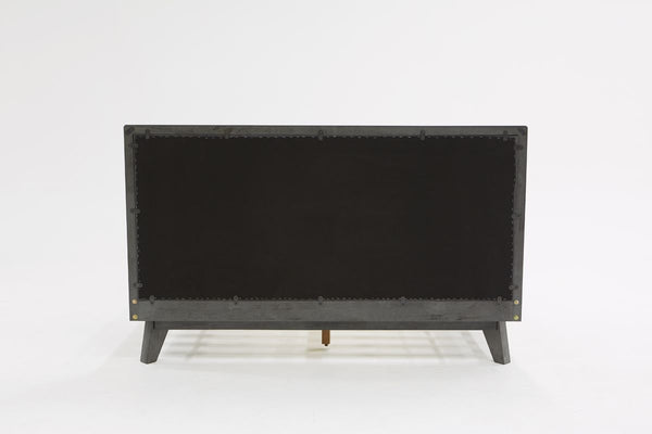 Eastern King Nova Domus Soria Modern Grey Wash Bed Model VGMABR-32-BED-GRY-EK