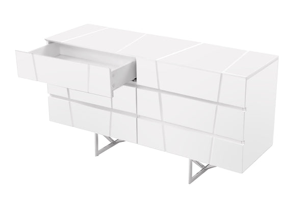 Modrest Chrysler Modern White Dresser Model VGVCJ8978-D-WHT