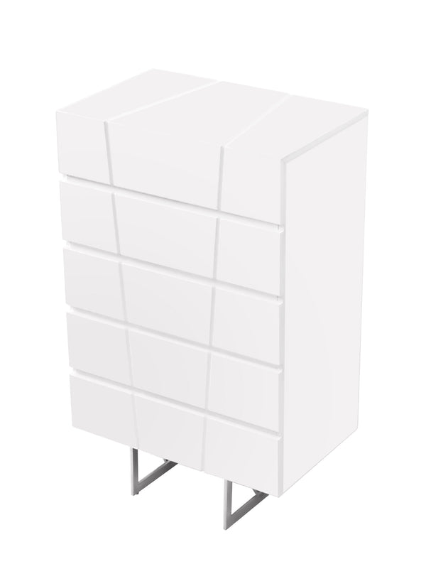 Modrest Chrysler Modern White Chest Model VGVCJ8978-5H-WHT