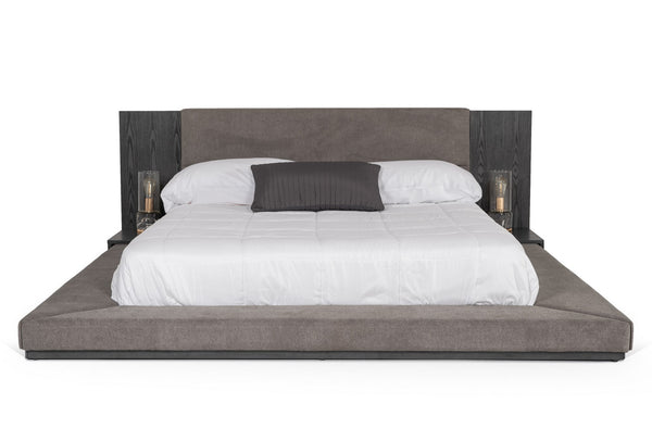 Nova Domus Jagger California King Modern Grey Bed Model VGMABR-55-GRY-BED-CK