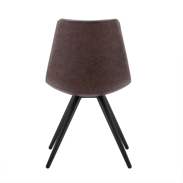 Modrest Condor Modern Brown Dining Chair (Set Of 2) Model VGEWF3218BA