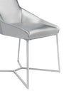 Modrest Sarah Modern Pearl Grey Leatherette Dining Chair (Set Of 2) Model VGZAY917-PRL