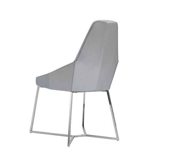 Modrest Sarah Modern Pearl Grey Leatherette Dining Chair (Set Of 2) Model VGZAY917-PRL