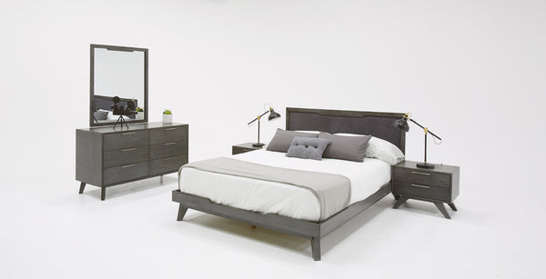 Nova Domus Soria Modern Grey Wash Bed Model VGMABR-32-BED-GRY
