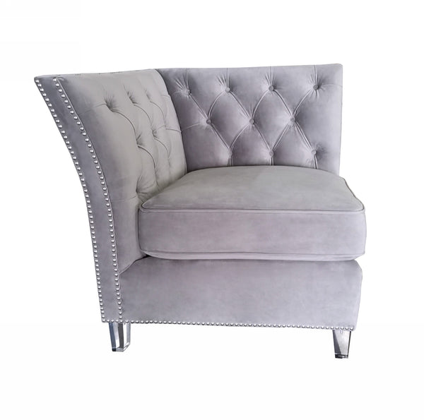 Divani Casa Ladue Transitional Corner Seater Set Model VGHK-F9033-70-80