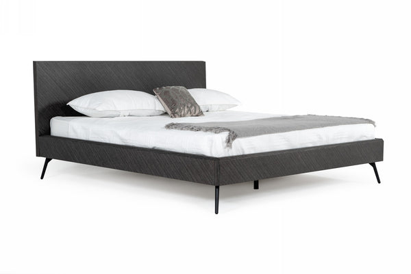 Modrest Gaige Queen Modern Grey Elm BedModel VGBB-MA1907-GRY-Q