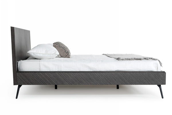 Modrest Gaige Eastern King Modern Grey Elm BedModel VGBB-MA1907-GRY-EK