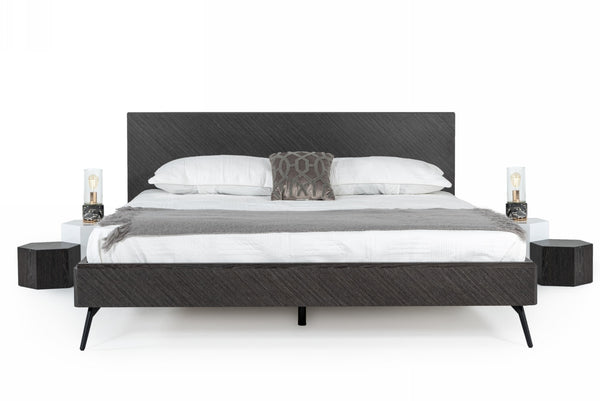 Modrest Gaige Queen Modern Grey Elm BedModel VGBB-MA1907-GRY-Q