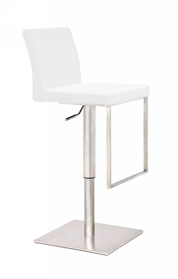 Modrest Folsum Modern White Bar Stool Model VGHR5040BG-1-WHITE