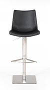 Modrest Aaron Modern Black Eco Leather Bar Stool Model VGHR5357-GB