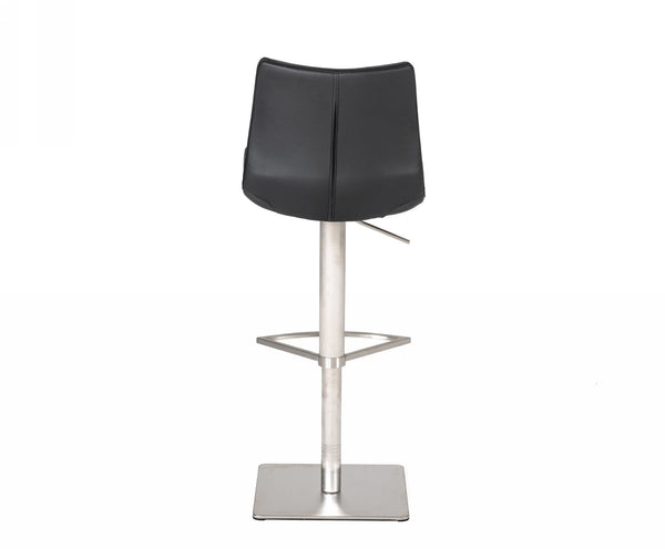 Modrest Aaron Modern Black Eco Leather Bar Stool Model VGHR5357-GB
