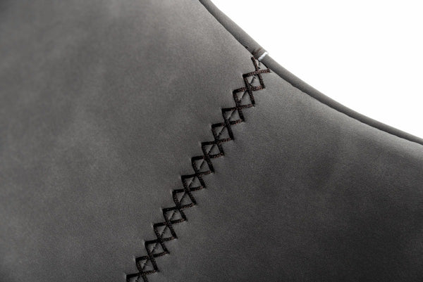 Modrest Frasier Modern Grey Eco Leather Dining Chair (Set Of 2 ) Model VGHR-3501