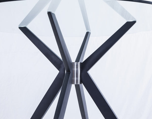 Modrest Dallas Modern Black Dining TableModel VGHR7038-BLK