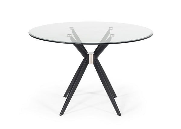 Modrest Dallas Modern Black Dining TableModel VGHR7038-BLK