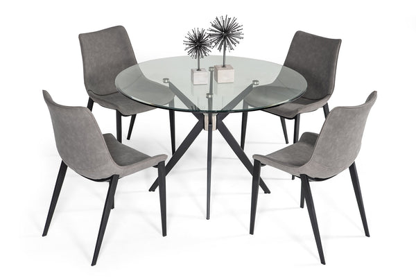 Modrest Dallas Modern Black Dining TableModel VGHR7038-BLK