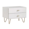Modrest Bryan Modern White Nightstand Model VGMABR-82-WHT-NS