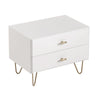 Modrest Bryan Modern White Nightstand Model VGMABR-82-WHT-NS