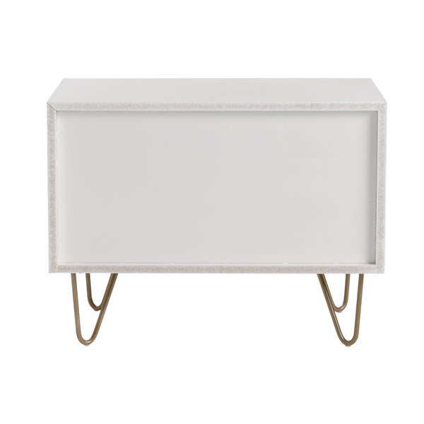 Modrest Bryan Modern White Nightstand Model VGMABR-82-WHT-NS