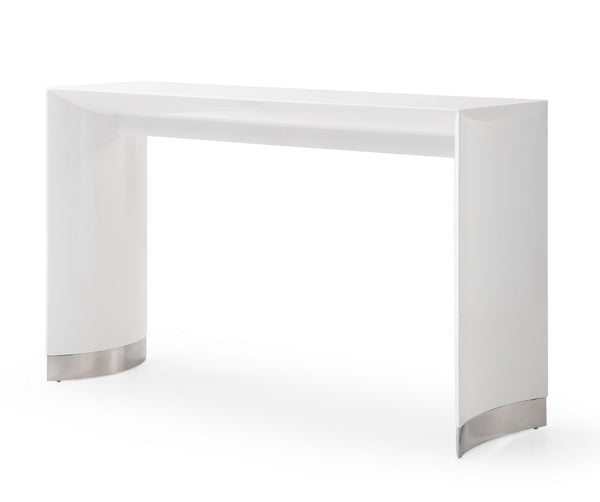 Modrest Corbett Contemporary White Bar Table Model VGVCBT1920
