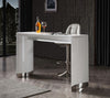 Corbett Contemporary White Bar Table