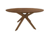Modrest Prospect Modern Round 59" Walnut Dining Table Model VGMAMIT-5276-2