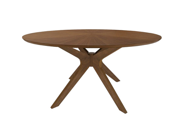 Modrest Prospect Modern 47" Round Walnut Dining Table Model VGMAMIT-5276-3
