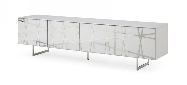 Modrest Kilson Modern White Tv Stand Model VGVCTV1819