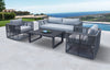 Renava Whimsy Modern Outdoor Light Grey & Dark Grey Sofa Set Model VGGE-MARGE