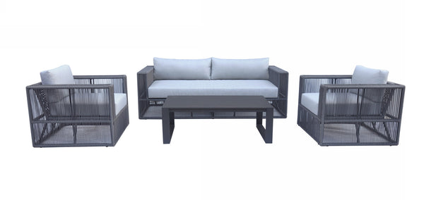 Renava Whimsy Modern Outdoor Light Grey & Dark Grey Sofa Set Model VGGE-MARGE