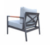 Renava Kiowa Modern Outdoor Grey & Black Sofa Set Model VGGE-BRIZE