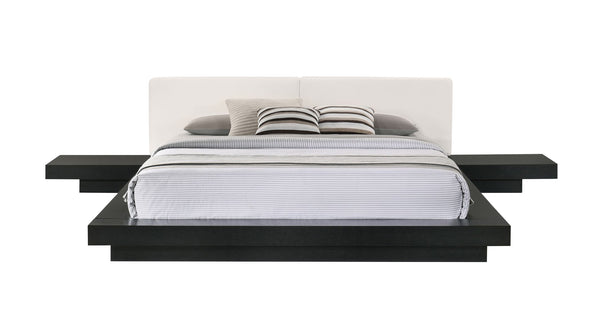 Modrest Tokyo Contemporary Black And White Platform Bed Model VGMABR-90-BLK-WHT