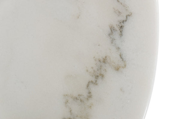 Modrest Fairway Glam White Marble And Brushed Gold Bar Table Model VGEUMC-6931BT